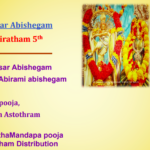 Wed 16th Oct Purattasi Nadesar Abhishegam & Kethara Gowri Viratham 5th Day