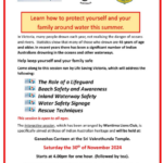 Saturday 30th Nov – Water safety